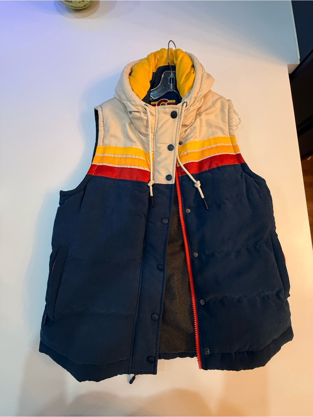 Yo Colorado Unisex Epic Fader Puffer Hooded Vest
